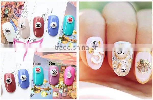 half cut pearls,nail pearl Easam nail art decoration