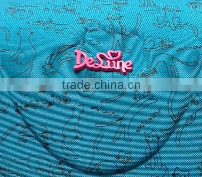 Cat print european school backpack girls school bags for kids