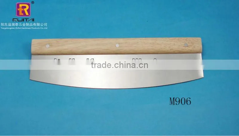 wooden handle cutting knife