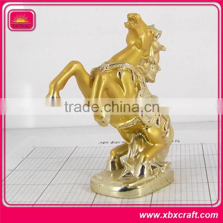 3D Resin Custom Horse Figurine with Custom Plated