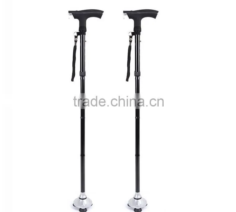 A-OK Folding Elderly Walking Stick and LED Light