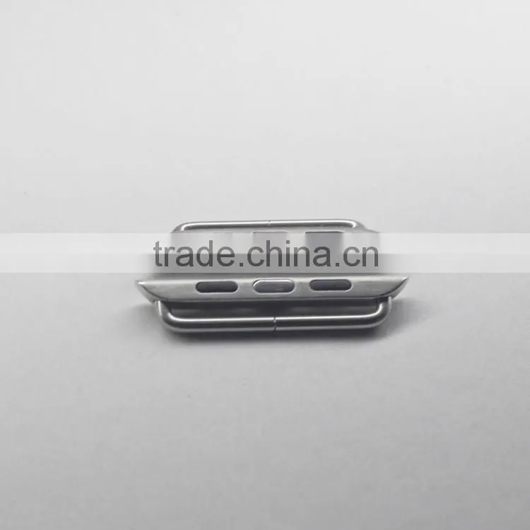 2015 Popular metal connection adapter for appIe smart watch straps