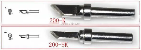 Quick 200 200-LK K SK Welding Iron Tips for 203H 203DH Soldering Station