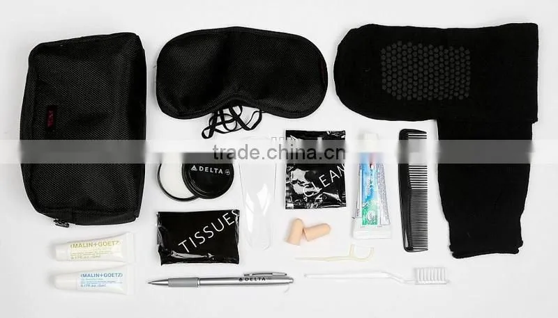 Airline Travel Kit Bag customized logo