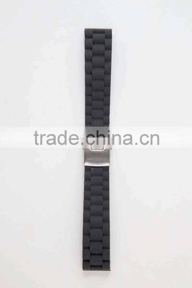Silicone wristband watch band for adult and bracelet for straps