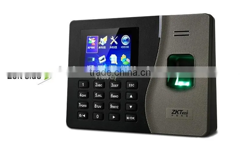 Free software linux system time attendance rfid TCP/IP Webserver fingerprint time attendance recorder
