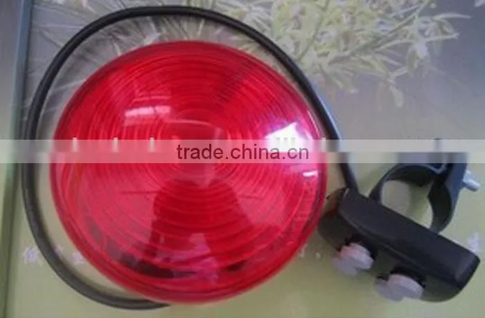 Bike 8 sound electric horn 7 leds nocturnal warning light