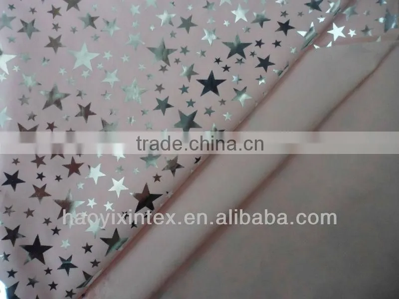Silver printing fabric/ sliver pressed fabric