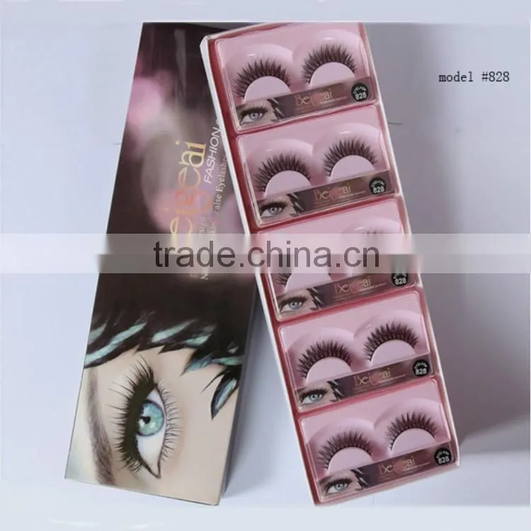 2016 hot sale wholesale custom eyelash packaging and your own brand eyelashes extension