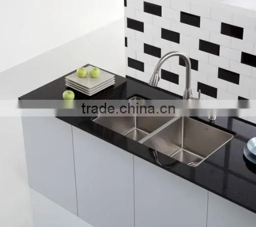 Kitchen accessories Stainless steel cheap undermount double handmade italian kitchen sink
