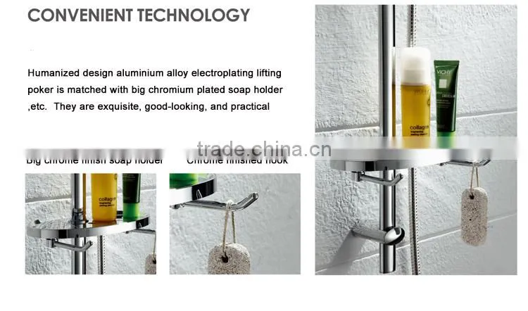 JOMOO new WaterMark certificationThree-function chrome finished shower set with hose, wall bracket