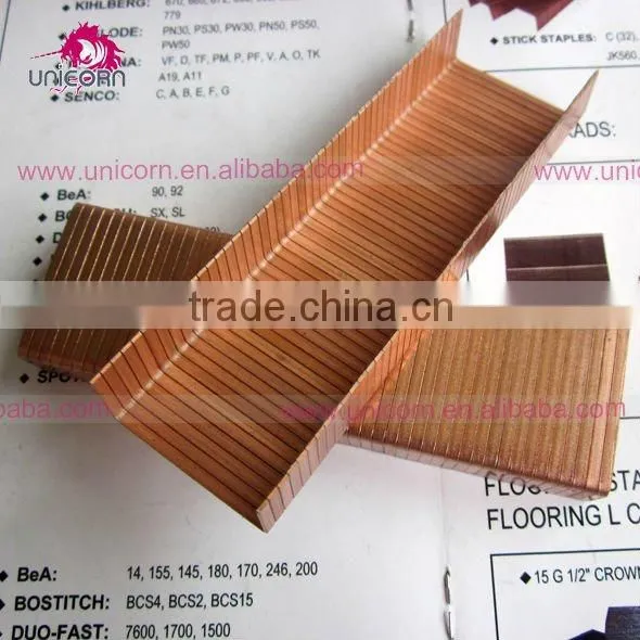 35/15 C type carton staples, copper staples