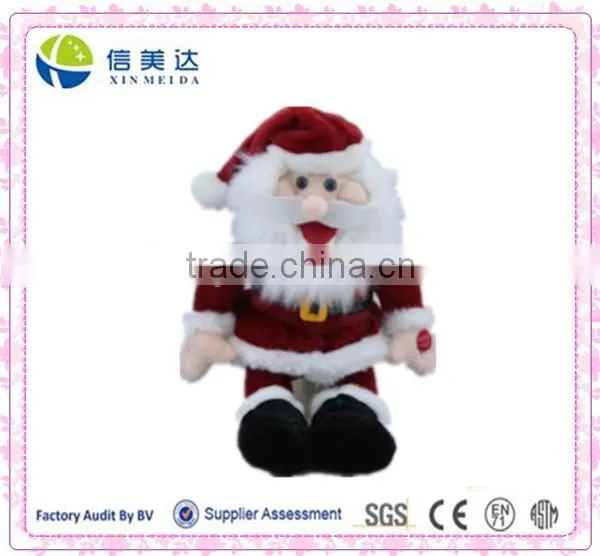 Christmas Singing and dancing Santa Claus plush toy