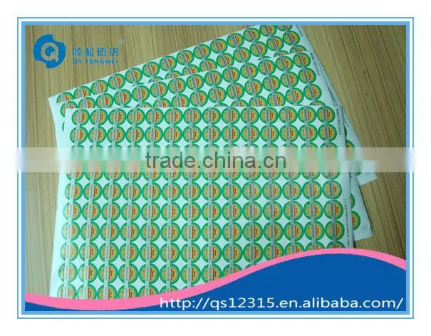 Round Glossy Art Paper Stickers