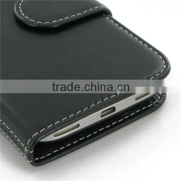 Classic Black PU Leather Stand Case Cover for blackberry z30 case Screen Protector