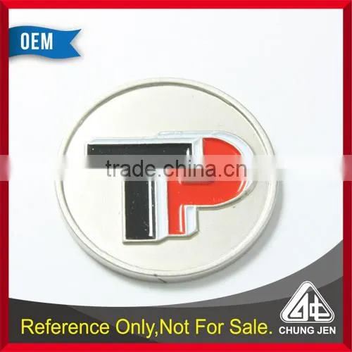 Best selling market silver gold embossed euro shopping cart trolley token coin