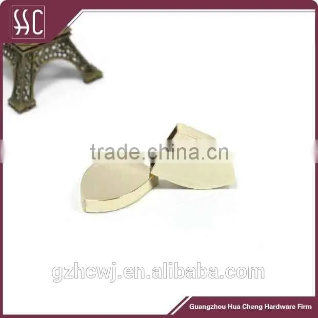 metal triangle zipper end for handbag, metal hardware for bag fittings,fashion bag decoration