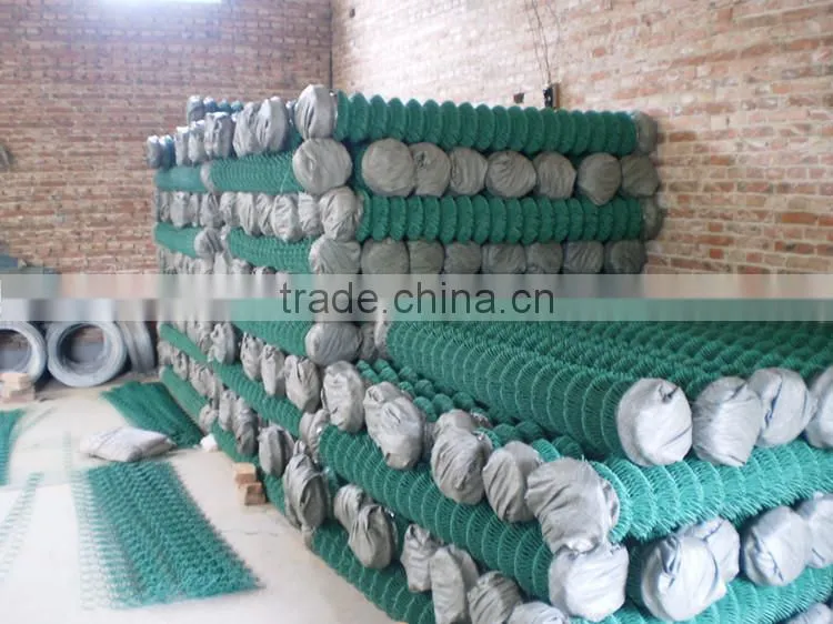 anping galvanized used chain link fence, diamond fence for sale price from china factory