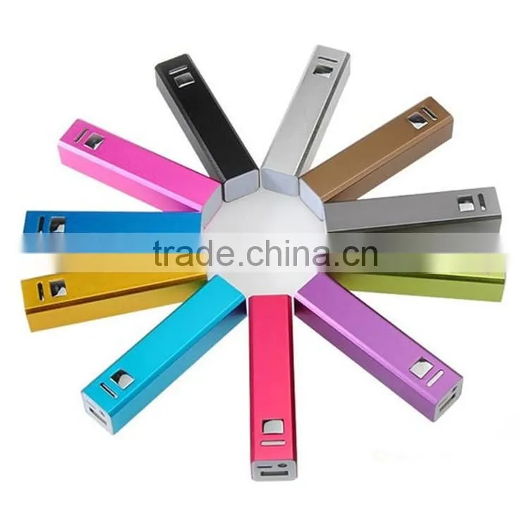 2016 Full Capacity 2600 mah Portable Mobile Power Bank,Mobile Power Supply with led light