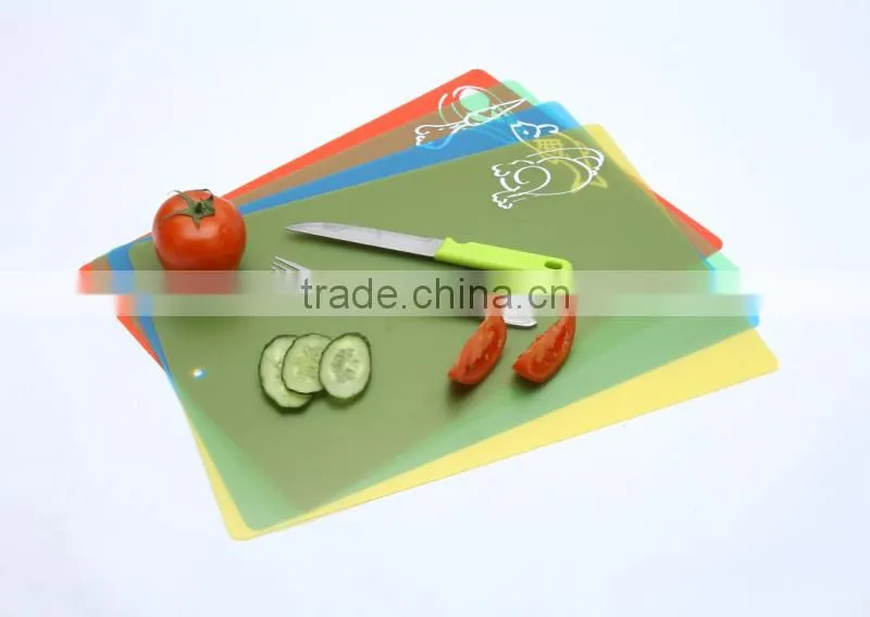 plastic chopping mat/flexible cutting board