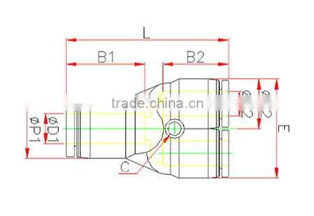PW Union Reducer Pneumatic Air Fittings