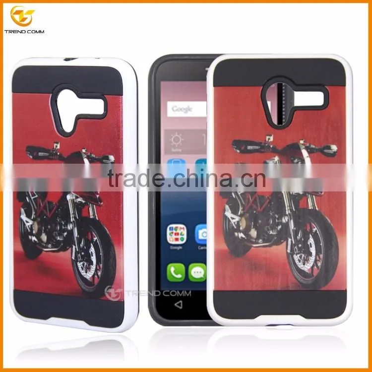 custom design color printing hard back cover case for alcatel POP3 5.5