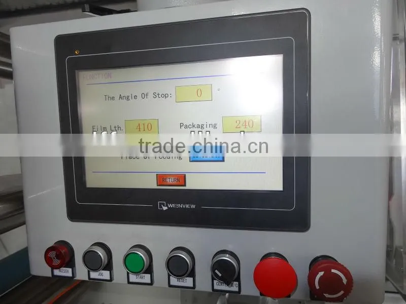 Automatic soap shrink wrapping packing machine
