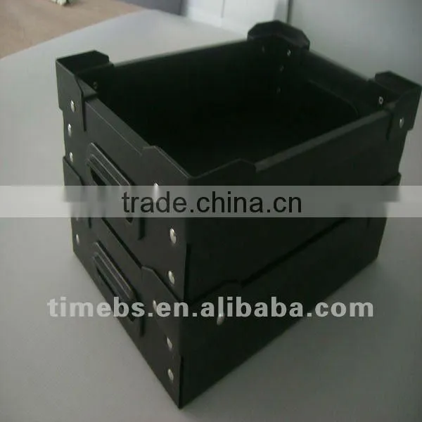ESD corrugated plastic tray