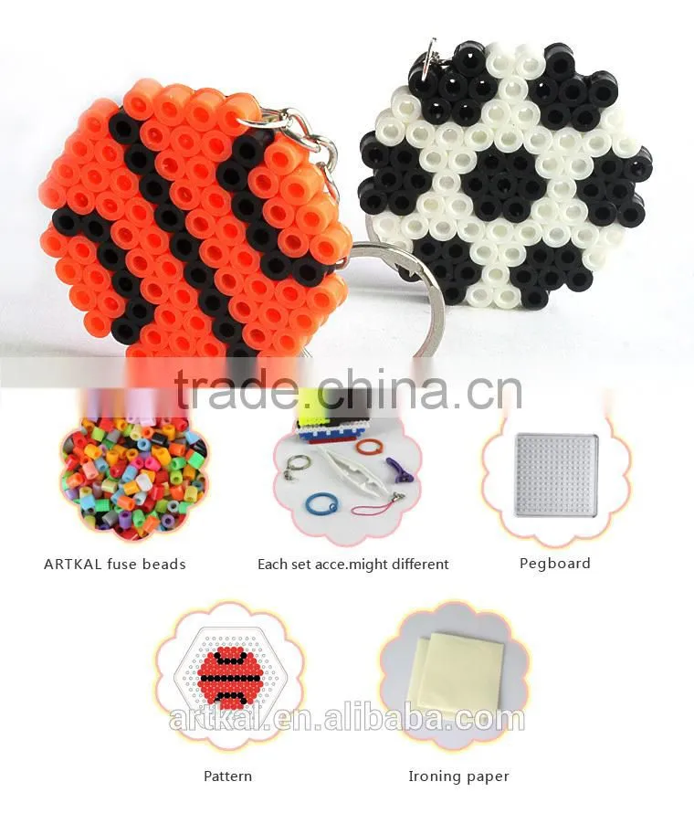 colorful perler beads diy educational toys