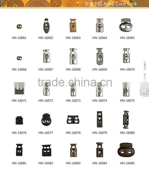 Oeko-tex pass custom made metal cord end