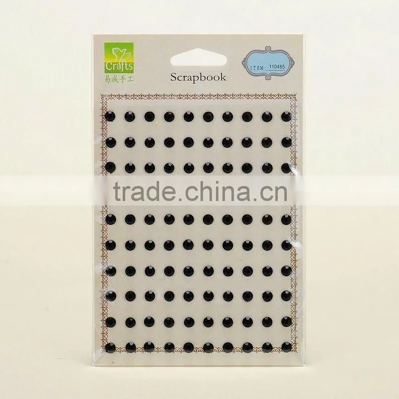 Custom Jewelry seal Rhinestone Acrylic sticker