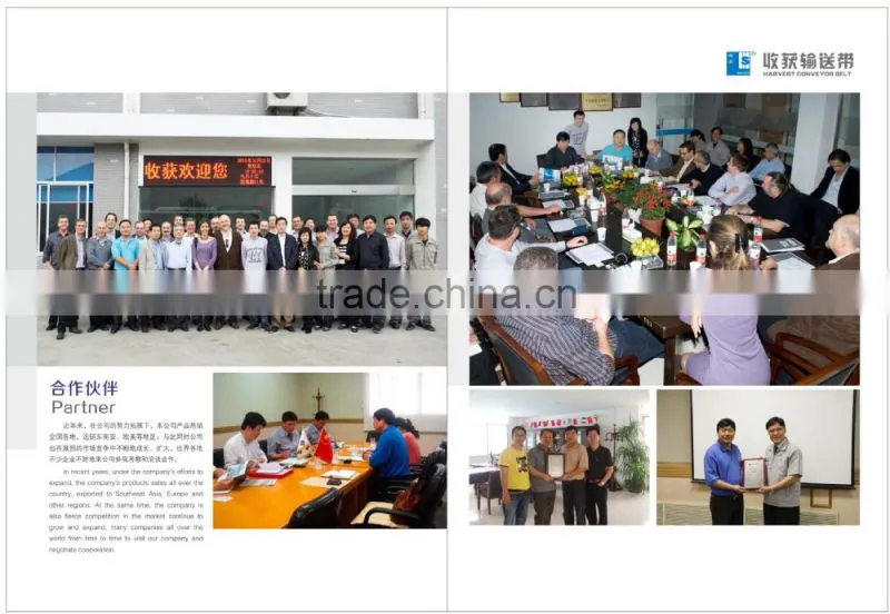 China supplier steel mesh cord conveyor belt