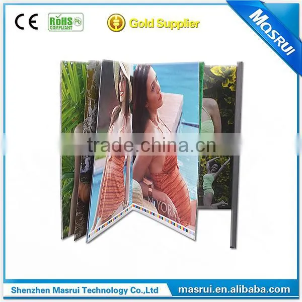 Latest advertising digital video greeting card in magazine