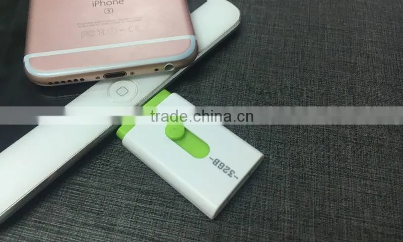 The top hot selling 3 in 1 otg usb drive for apple iphone 6s usb flash drive otg ,mobile phone usb flash drive