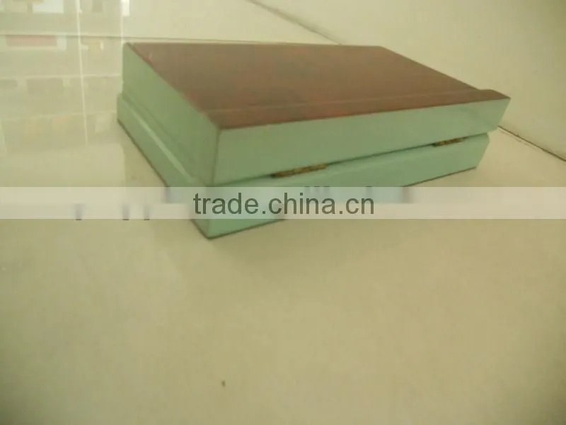 alibaba china Book Shape Wooden Stationery Box