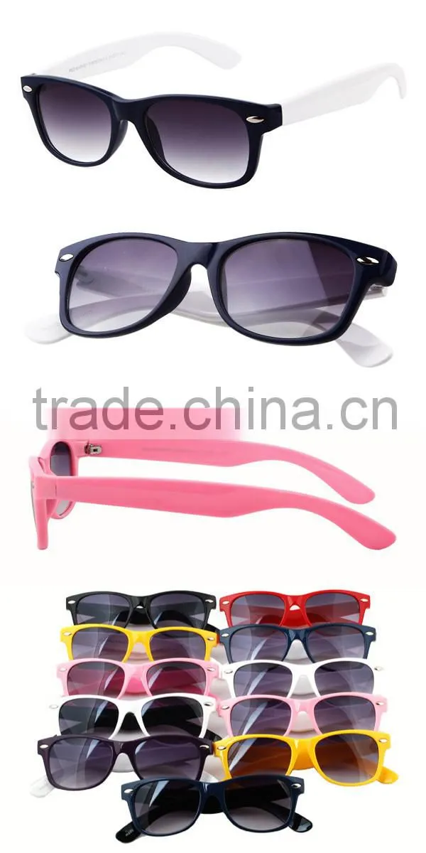 Cheap plastic color OEM sunglasses