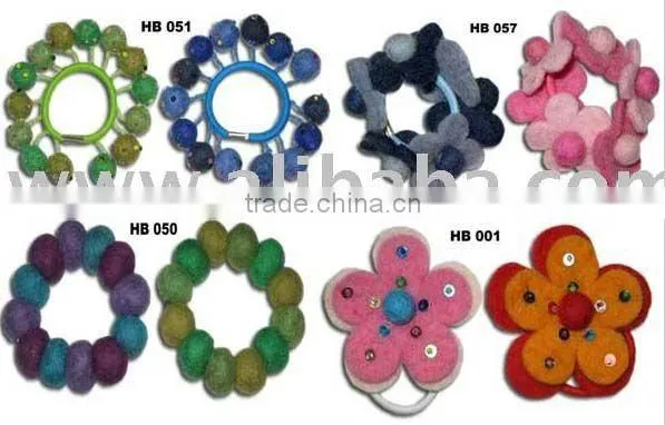 Felt Ball Hair Band