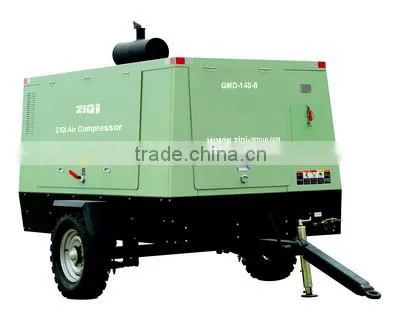 GMD portable diesel driven screw air compressor