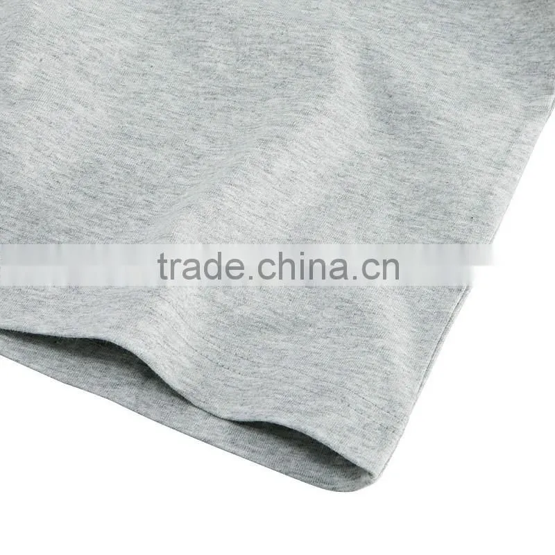 Mens 100% Cotton Long Sleeve T Shirt with Custom Soft Chest Print