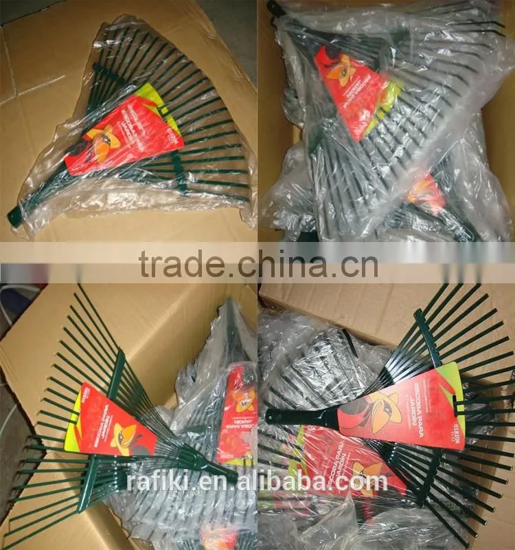 High Quality South American Market 22 Teeth steel Garden Rake
