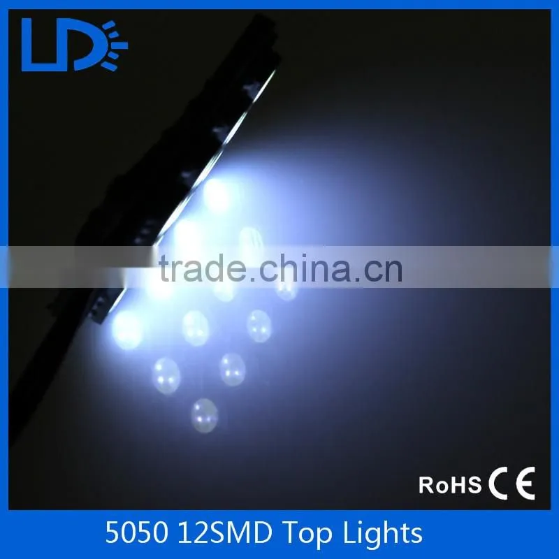 super bright high quality T10 BA9S DC 12v 5050 12smd bus reading light