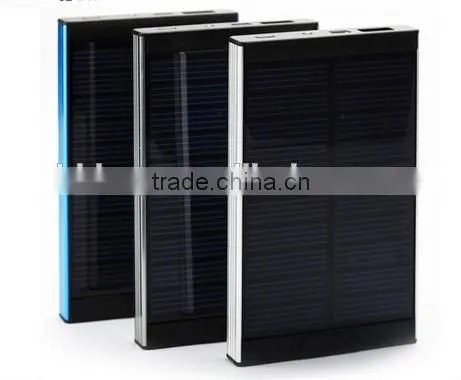 Portable solar panel charger with solar cell,Solar Power Bank with 4000/4400mah battery,solar charger