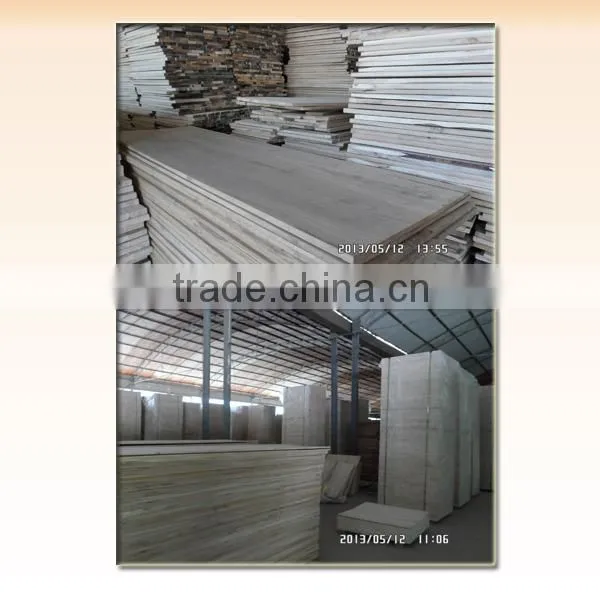 High Quality 1220*2440mm Size ,Paulownia Finger Jointed Board