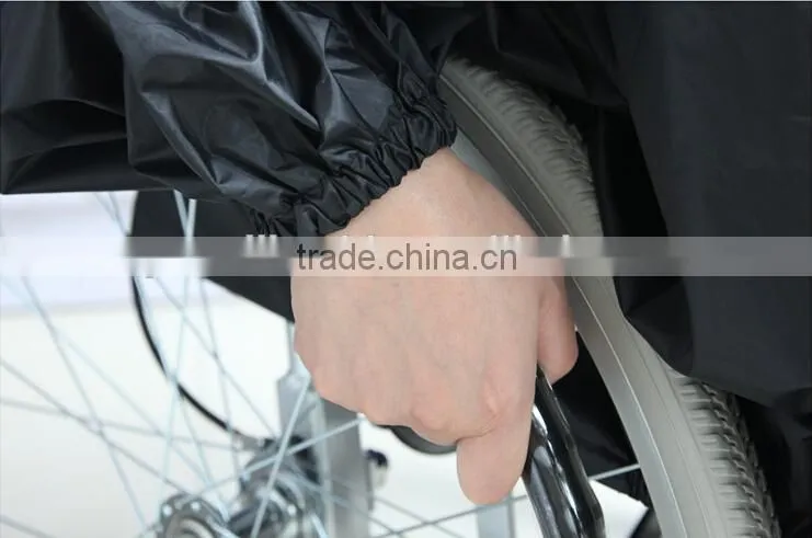 Topmedi Disabled Waterproof Wheelchair Raincoat for Outdoor Wheelchair Rainwear for Disabled People Elderly Care Products