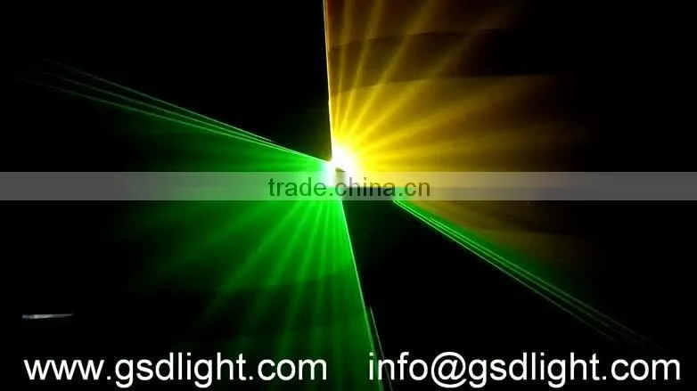 white case 800mw animation rgb laser light