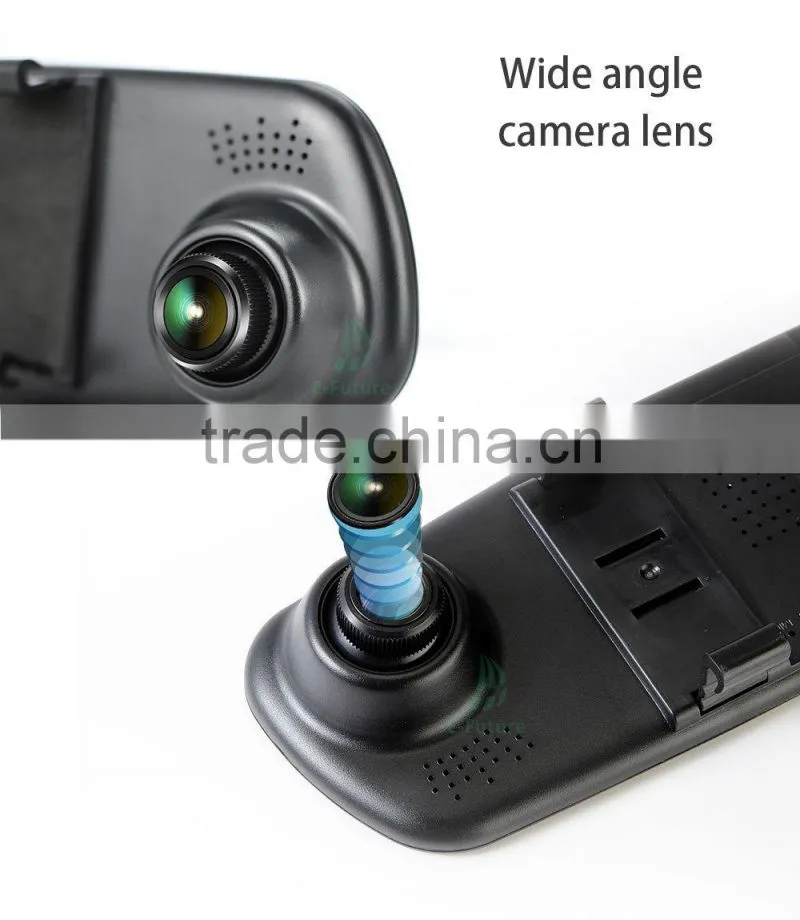4.3 Inch FHD Car DVR Car Black Box Rear View Mirror Car Camera Recorder