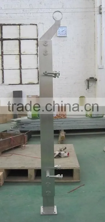 u channel glass railing balustrade/u channel glass railing balustrades/ss u channel glass railing balustrade