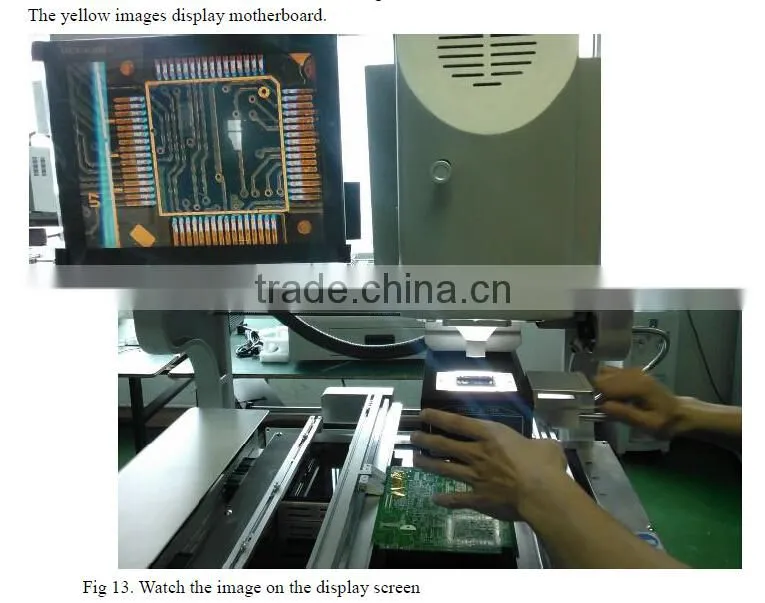 Semi auto bga rework station/ for mobile phone IC repair automatic bga rework station