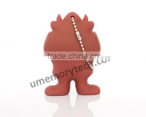 Taz cartoon role PVC bulk cheap usb flash drives 1gb 2gb 4gb