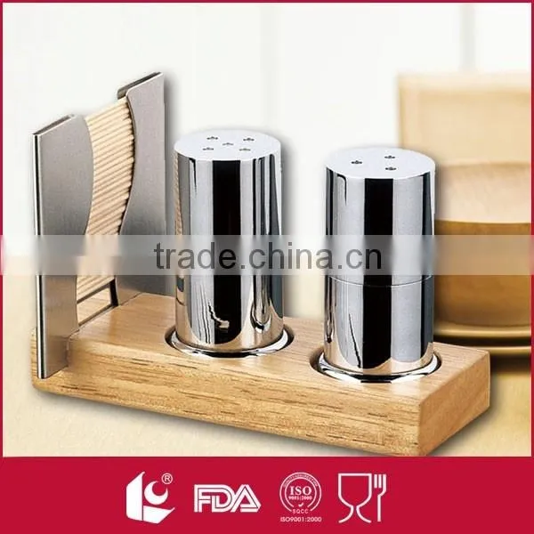 Home decorative storage personalized salt and pepper shaker